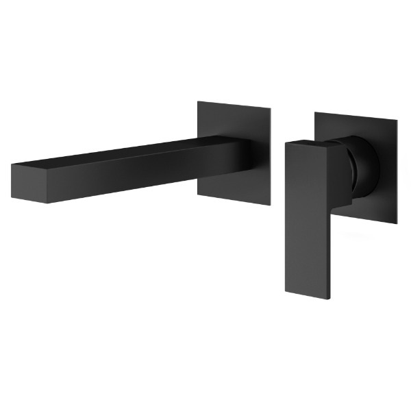 Комплект смесителя для раковины с верхним душем Plumberia Selection TAG KITTG01NO220 черный матовый 91363₽