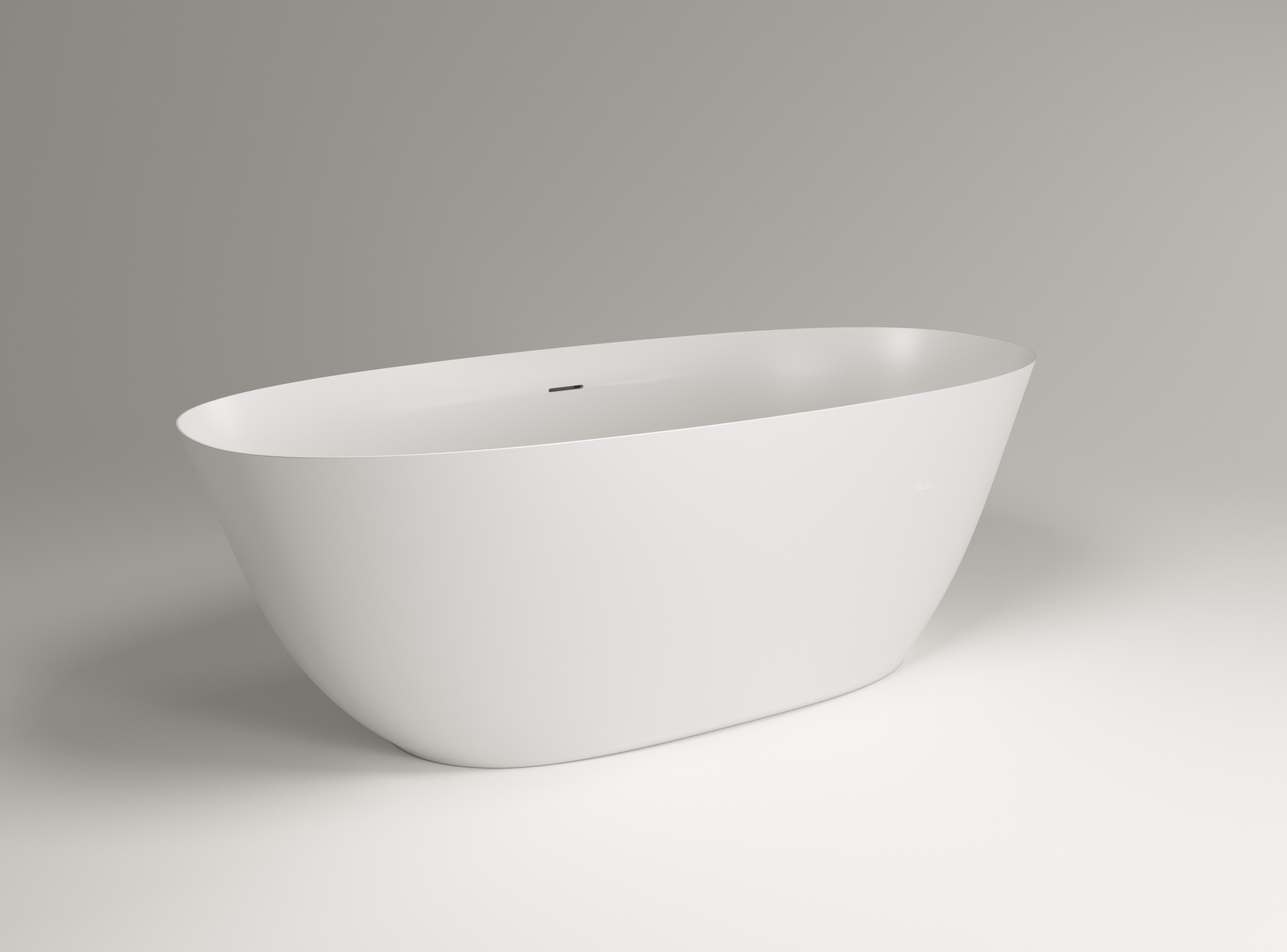 Ванна из искусственного камня Plumberia Selection Veloma 171x75 VELOMA 170BO белая матовая