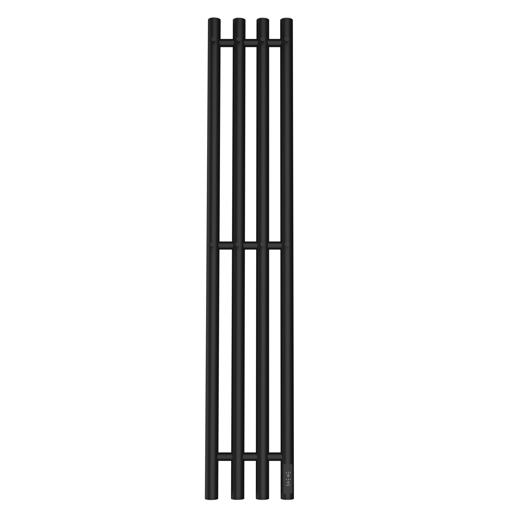 Полотенцесушитель электрический Point Деметра 119x21 PN12832B черный, размер 119x21 - фото 1