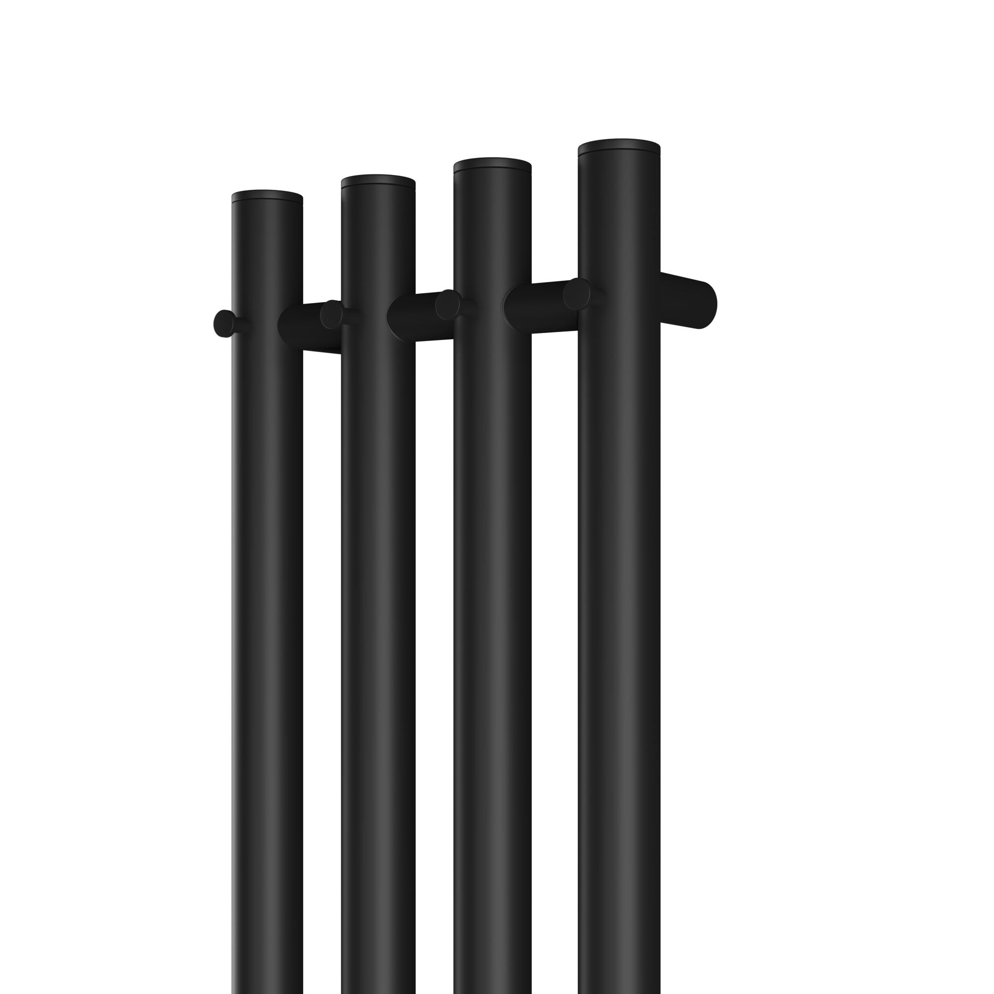 Полотенцесушитель электрический Point Деметра 119x21 PN12832B черный, размер 119x21 - фото 4