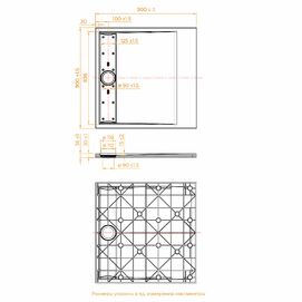 Фото Душевой поддон RGW TMC-W 80x80 55390188-01 белый матовый
