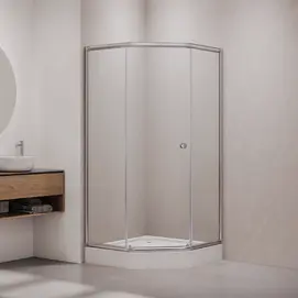 Душевой уголок RGW CL-80 90x90 стекло прозрачное, профиль хром 81088099-11