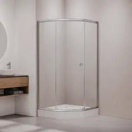 Душевой уголок RGW CL-80CH 90x90 стекло прозрачное, профиль хром матовый 81088099-12