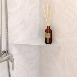 Фото Полка в ванную комнату RGW MT-02W 49279902-01 белая