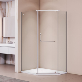 Душевой уголок RGW Passage 80x100 PA-091 стекло прозрачное, профиль хром