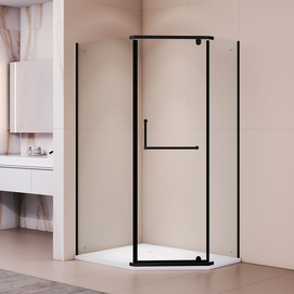 Душевой уголок RGW Passage 80x120 PA-091B стекло прозрачное, профиль черный (35089182-14)