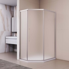 Душевой уголок RGW Passage 100x90 PA-86 стекло сатин, профиль хром (38088690-21N)