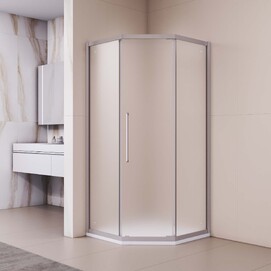 Душевой уголок RGW Passage 90x90 PA-86S стекло матовое, профиль сатин (38088699-211N)