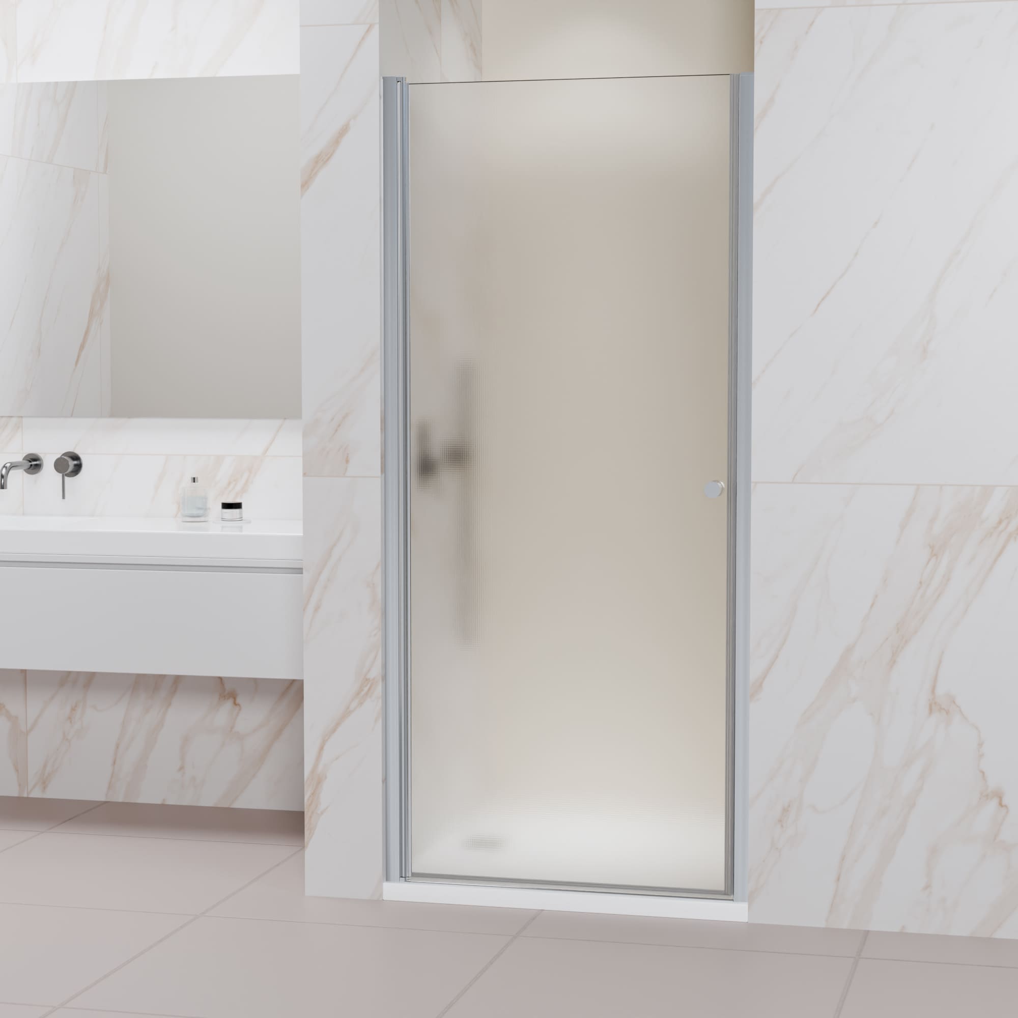 Душевая дверь в нишу RGW Passage 90x195 PA-03 NEW 54080309-101 стекло фабрик профиль хром 13917₽