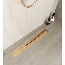 Душевой трап RGW SDR-53Gb 76215380-06 брашированное золото