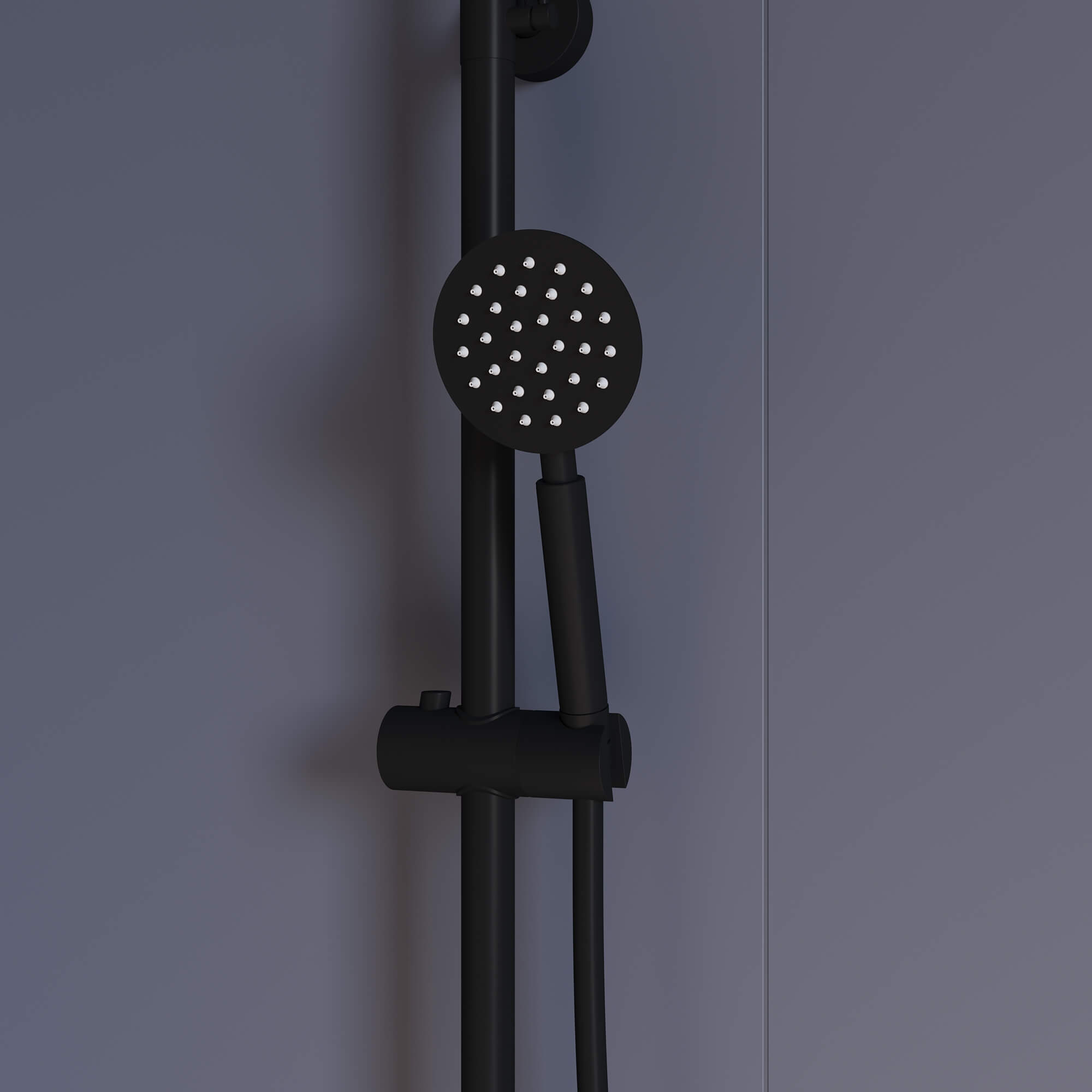 Душевая стойка RGW Shower Panels SP-24B черная, с изливом, цвет черный 59140124-04 - фото 5