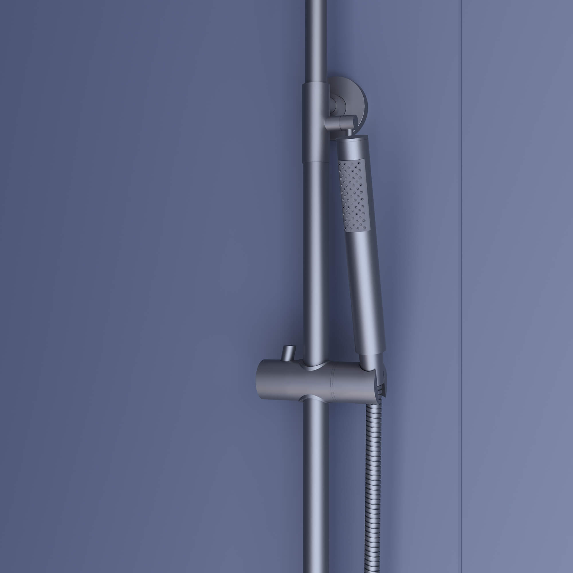 Душевая стойка RGW Shower Panels SP-27Gr серая, с изливом, цвет серый 59140127-11 - фото 3