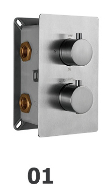 Смеситель для душа RGW Shower Panels SP-42-01 с термостатом 22517₽