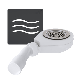 Сифон для душевого поддона RGW ST S-016-1 502411161-02 серый