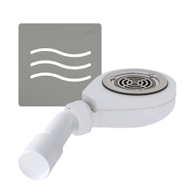 Сифон для душевого поддона RGW ST S-016-1 502411161-10 серый