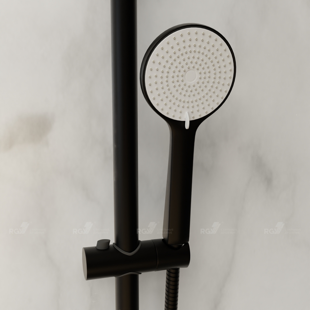 Душевая стойка RGW Shower Panels SP-31B черный 51140131-04 - фото 3