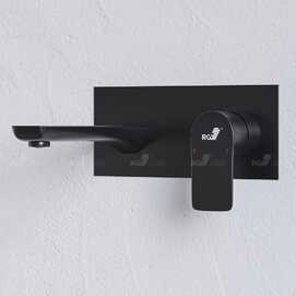 Встраиваемый смеситель для раковины RGW Shower Panels 51140546-04 черный