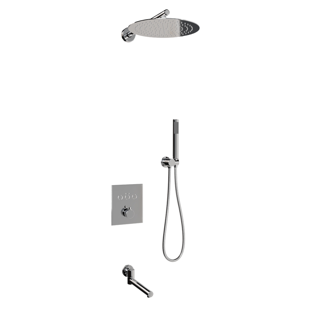 Встраиваемая душевая система RGW Shower Panels 511408370-01 хром