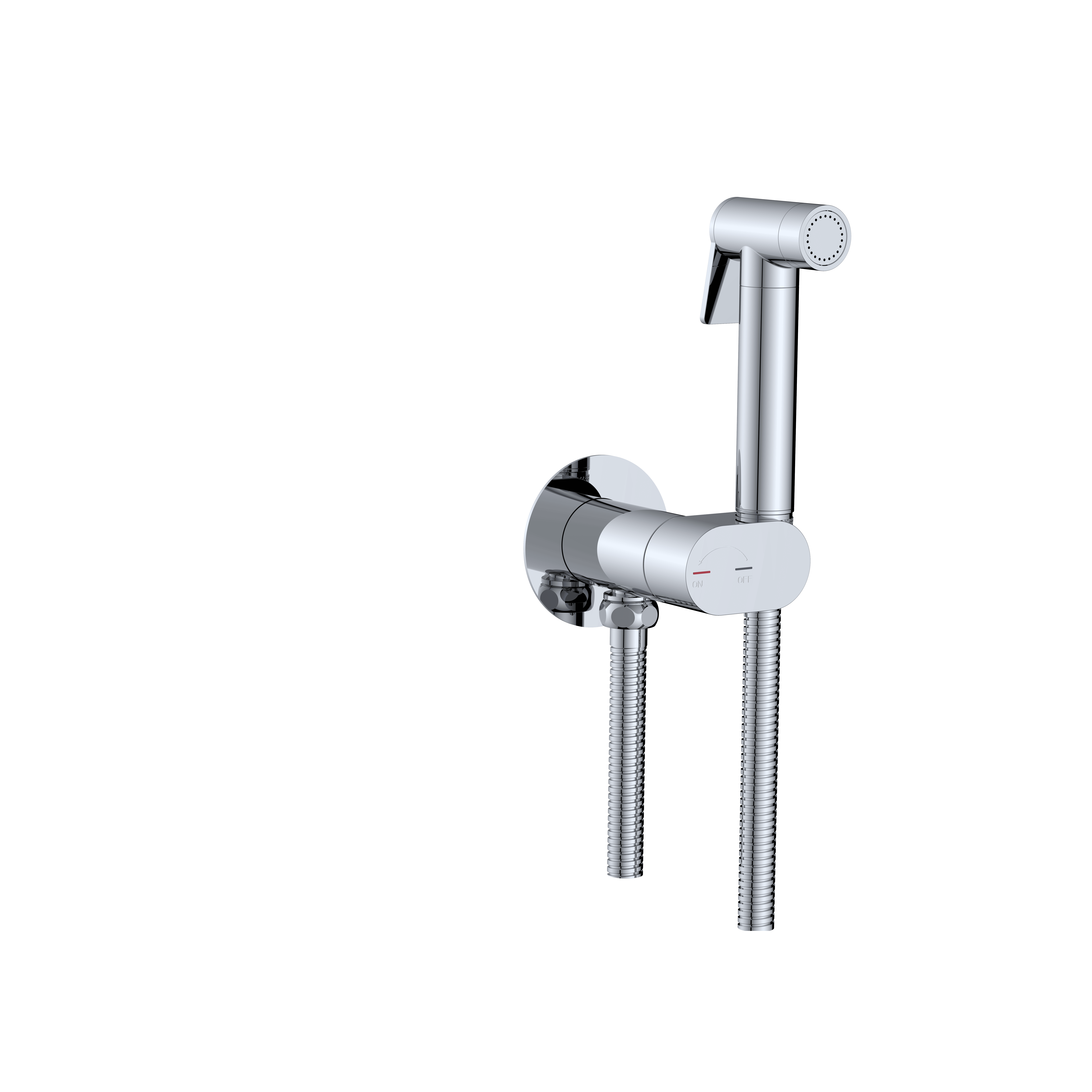 Гигиенический душ со смесителем для унитаза RGW Shower Panels SP-213 581408213-01 хром 4815₽