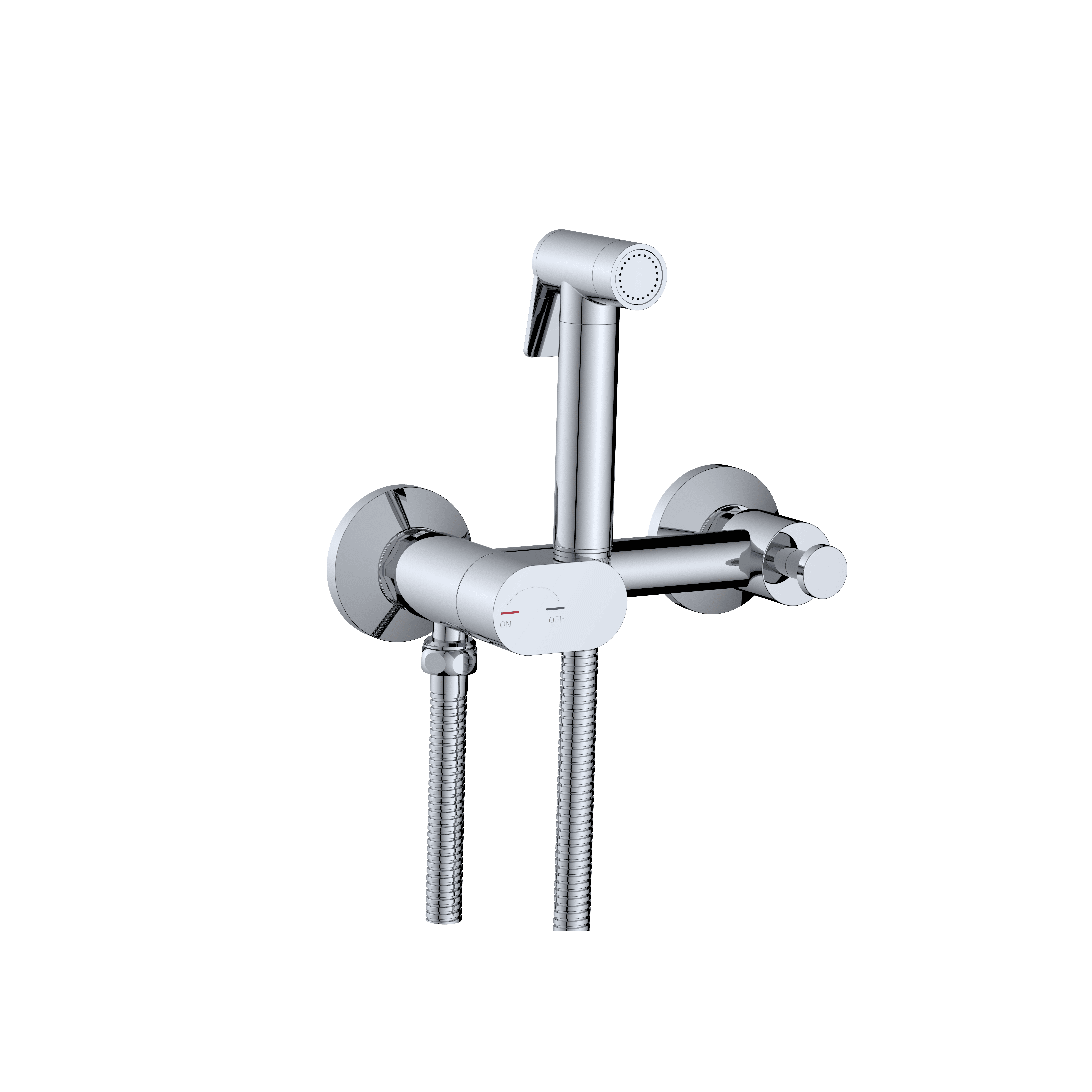 Гигиенический душ со смесителем для унитаза RGW Shower Panels SP-216 581408216-01 хром 5545₽