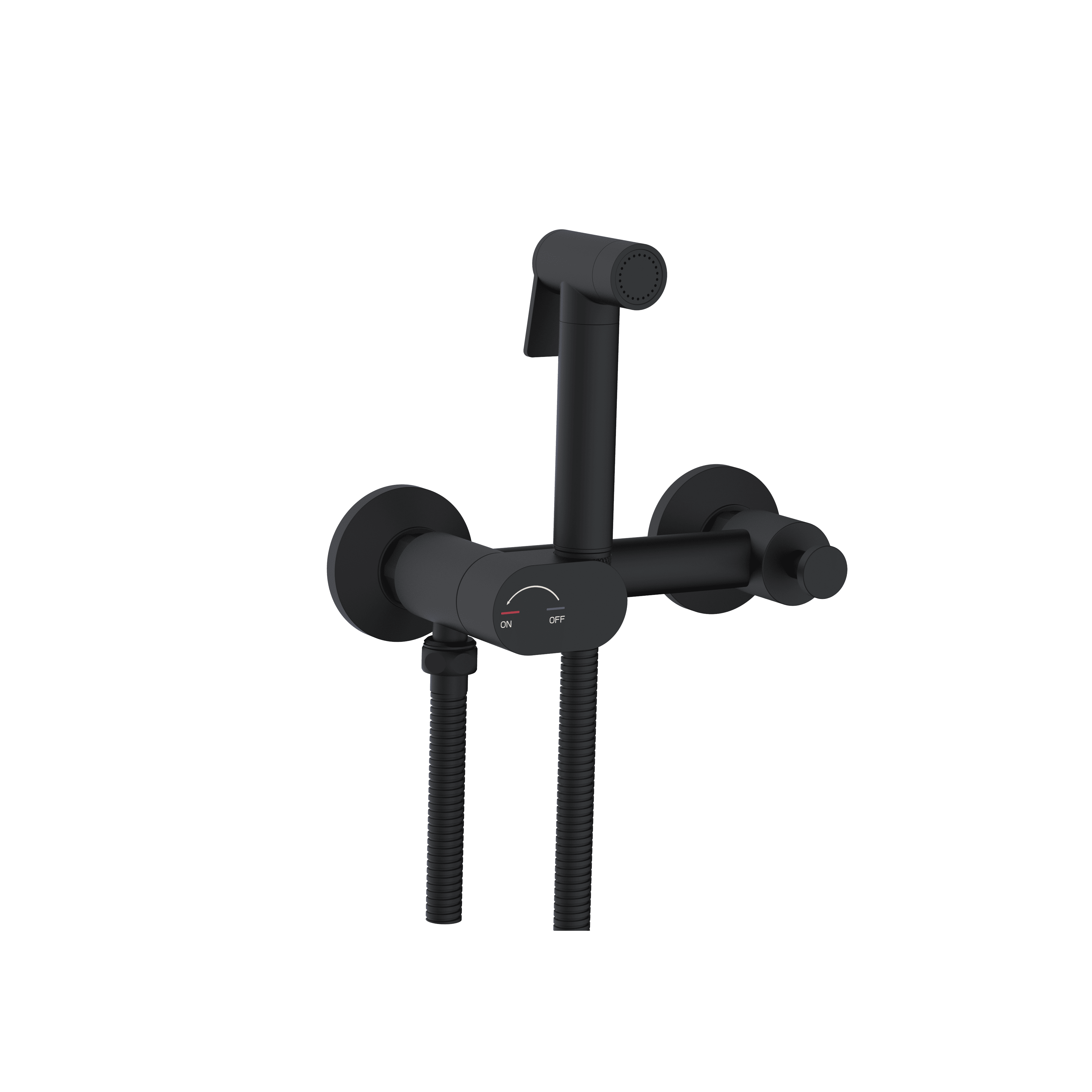Гигиенический душ со смесителем для унитаза RGW Shower Panels SP-216B 581408216-04 черный 6275₽