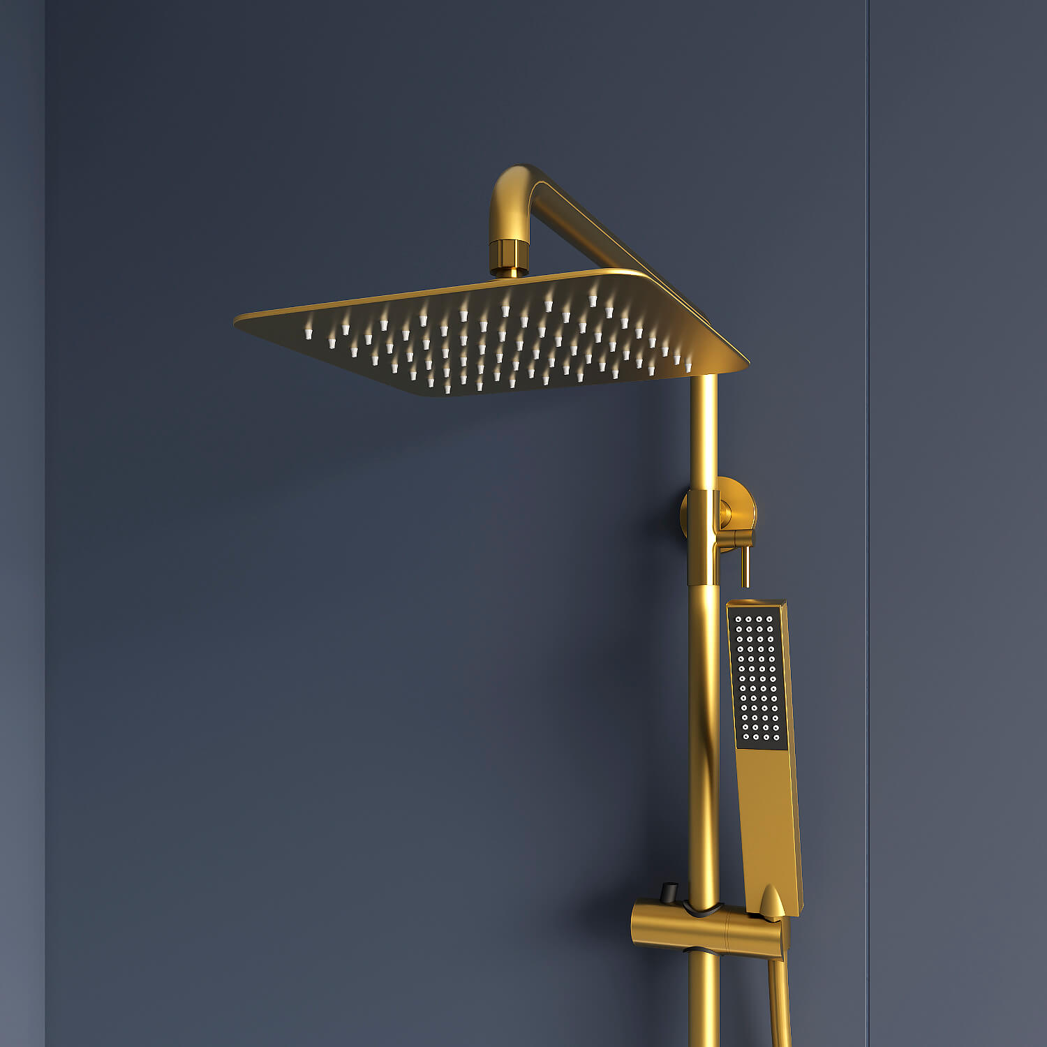Душевая стойка RGW Shower Panels SP-34-G с термостатом и изливом, золото 51140134-06 - фото 3