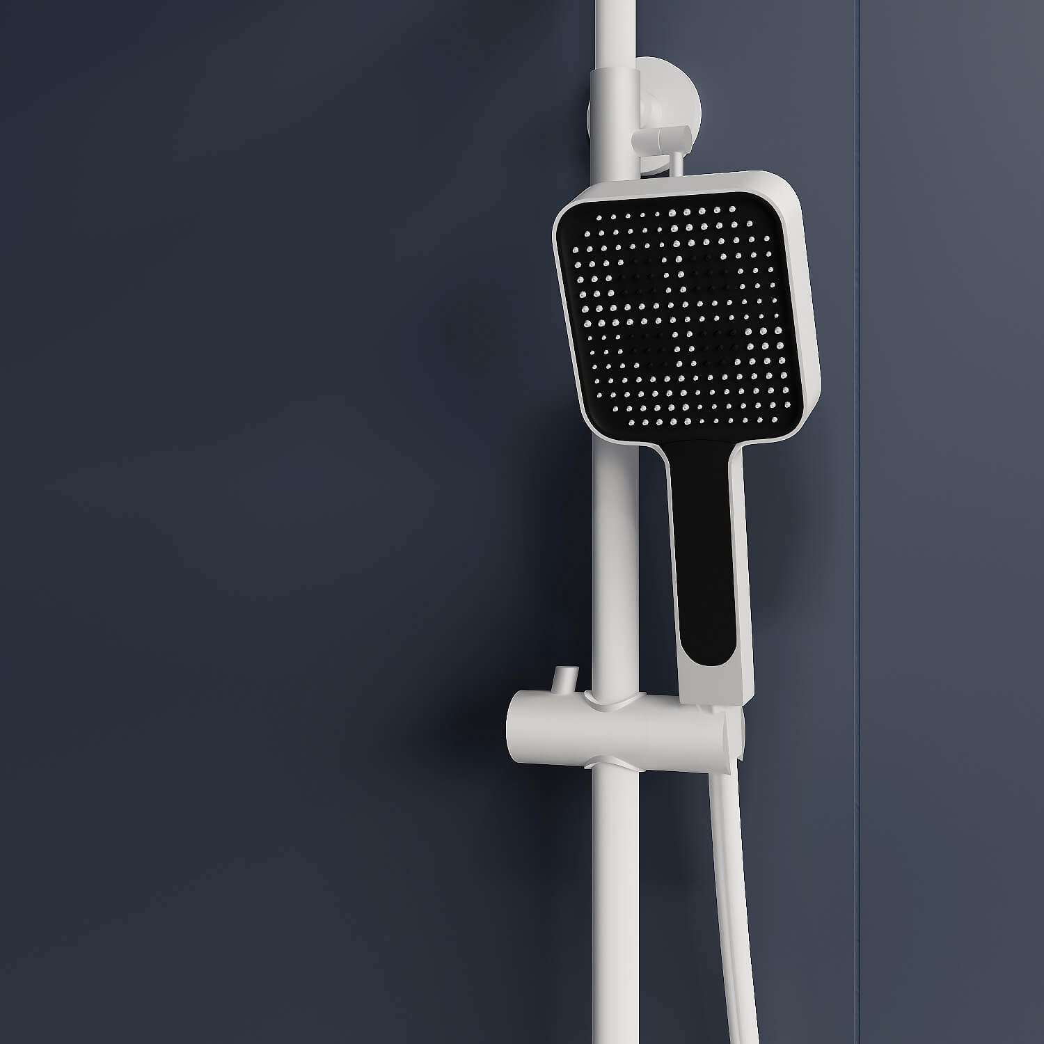 Душевая стойка RGW Shower Panels SP-34-W с термостатом и изливом, белая, цвет белый 51140134-03 - фото 4