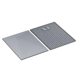 Фото Душевой поддон из стеклопластика RGW TSS-Co 120x90 553502812-10 бетон