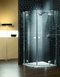 Фото Душевой уголок Radaway Almatea PDD 80x80 30512-01-05N стекло тонированное, профиль хром, без поддона 0