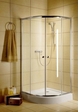 Душевой уголок Radaway Classic A800x185 80x80 10266970 стекло матовое, профиль хром, без поддона