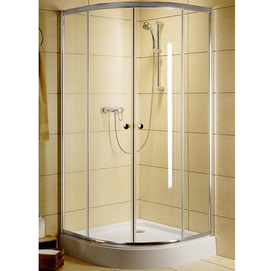 Душевой уголок Radaway Classic A800x185 80x80 10266969 стекло прозрачное, профиль хром, без поддона