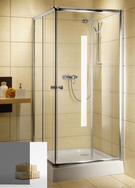 Душевой уголок Radaway Classic C800 80x80 10285235 стекло тонированное, профиль хром, без поддона