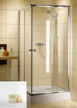 Душевой уголок Radaway Classic C800 80x80 10285232 стекло матовое, профиль хром, без поддона