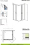 Фото Душевой уголок Radaway Premium Plus C190 90x90 30453-01-01N стекло прозрачное, профиль хром, без поддона 8