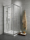 Фото Душевой уголок Radaway Premium Plus C190 90x90 30453-01-01N стекло прозрачное, профиль хром, без поддона 0
