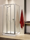 Фото Душевой уголок Radaway Treviso DW 80x80 32313-01-01N стекло прозрачное, профиль хром, без поддона 0