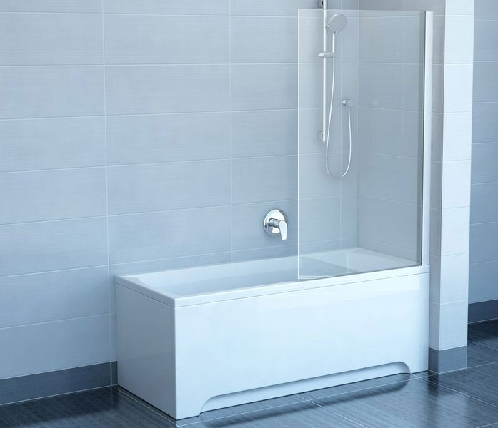 Шторка для ванны Ravak Chrome CVS1-80 White L, цвет белый 7QL40100Z1 - фото 2