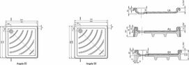 Фото Акриловый душевой поддон Ravak Angela 80 LA 80x80