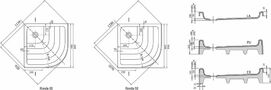 Фото Акриловый душевой поддон Ravak Ronda 80 PU 80x80