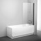 Фото Шторка для ванны Ravak Pivot 80 см 79840300Z1 стекло прозрачное, профиль черный 0