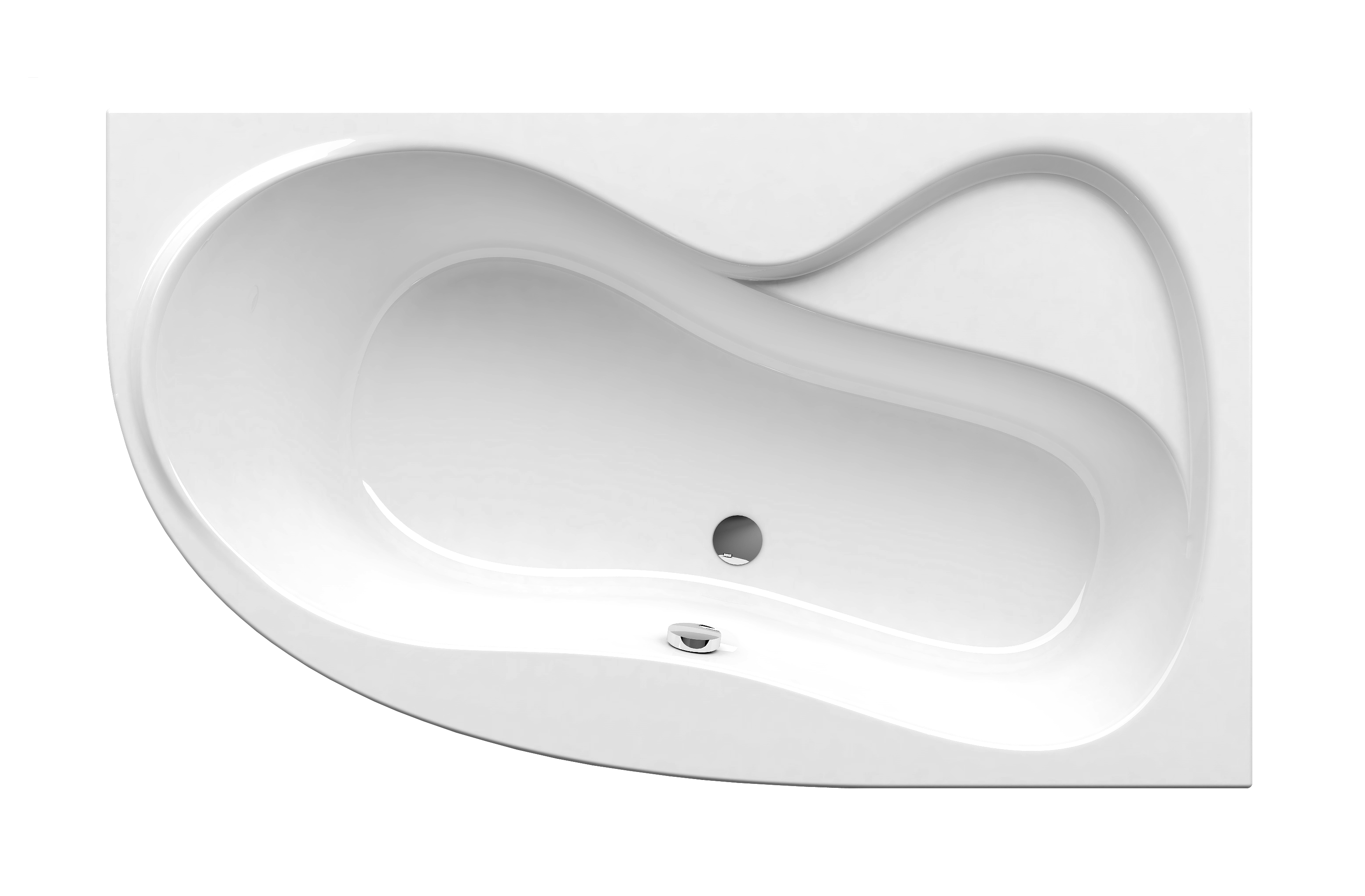 Ванна акриловая Ravak Rosa 95 150x95 R C561000000 правая, белая, размер 150x95, цвет белый - фото 2