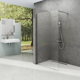   Ravak Walk In Wall-120 v.200 bright alu+Transparent