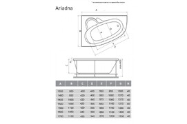 Фото Акриловая ванна Relisan Ariadna L 160x105