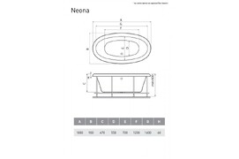 Фото Акриловая ванна Relisan Neona 180x90