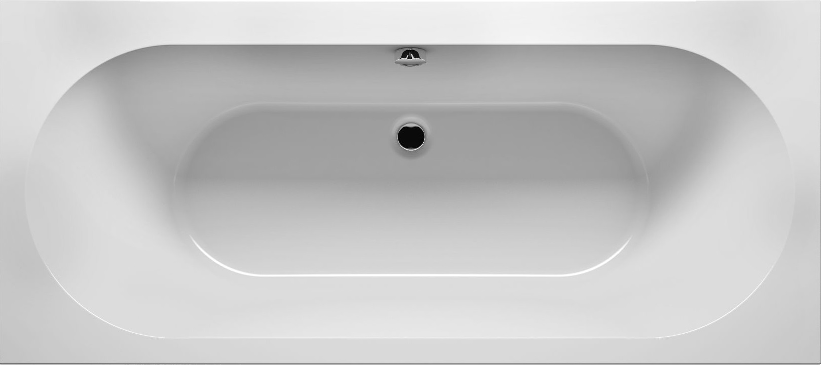 Акриловая ванна Riho Carolina 170x80 без гидромассажа, размер 170x80, цвет белый B055001005 - фото 1