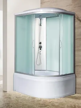 Душевая кабина River Desna 120/90/44 МТ L стекло матовое, профиль хром матовый