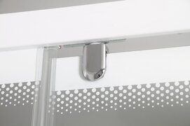 Фото Душевая кабина River TANA 80 квадратная 80x80 низкий поддон, прозрачное стекло, профиль белый