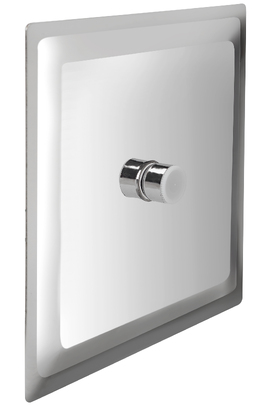 Фото Душевая кабина River TANA 80 квадратная 80x80 низкий поддон, прозрачное стекло, профиль белый