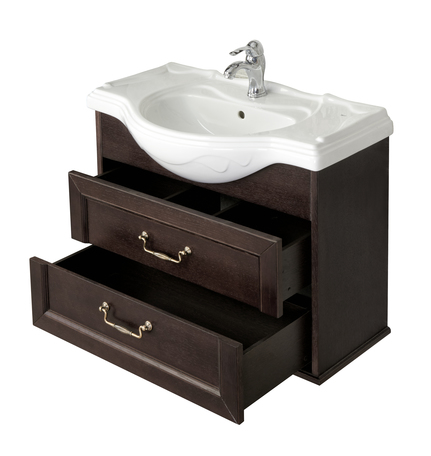 Мебель для ванной Roca America Evolution W 105 дуб тёмный, 2 ящика, цвет коричневый Z.RU93.0.296.2 - фото 2