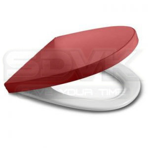 Фото дополнительные опции Roca Khroma Крышка-сиденье с микролифтом, красная